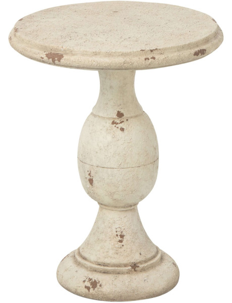 Table d’appoint jardin magnésium écru beige 41x41x58 cm...