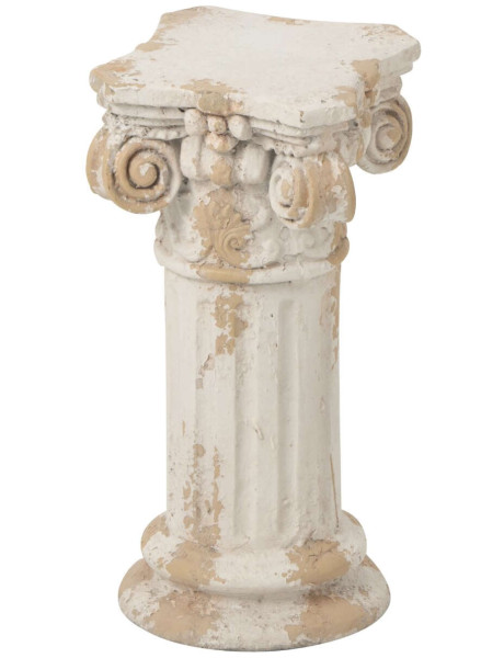Sellette jardin colonne romaine magnésium écru beige...