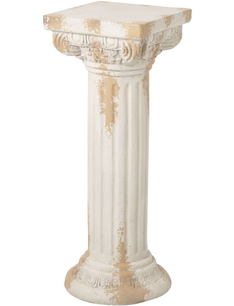 Sellette jardin colonne romaine magnésium écru beige...