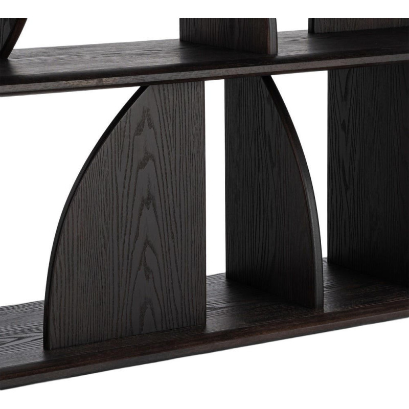 Étagère basse design bois d’hévéa...