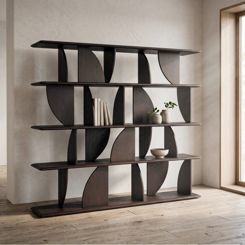 Étagère bibliothèque design bois...