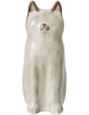 Vase chat porcelaine gris vert 9x7,5x17,5 cm Kotor