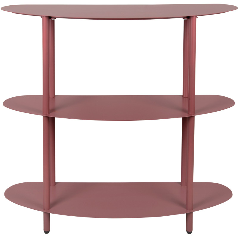 Console étagère métal bordeaux...