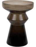 Vase verre marron fumé 30 cm Majesto