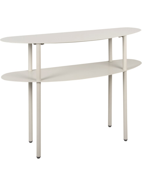 Console d’entrée métal gris chaud 90x28x72,5 cm Riqueza