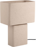 Lampe à poser métal gris chaud 24x14x33 cm Boaz Recto