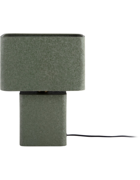 Lampe à poser métal vert kaki 24x14x33 cm Boaz Recto