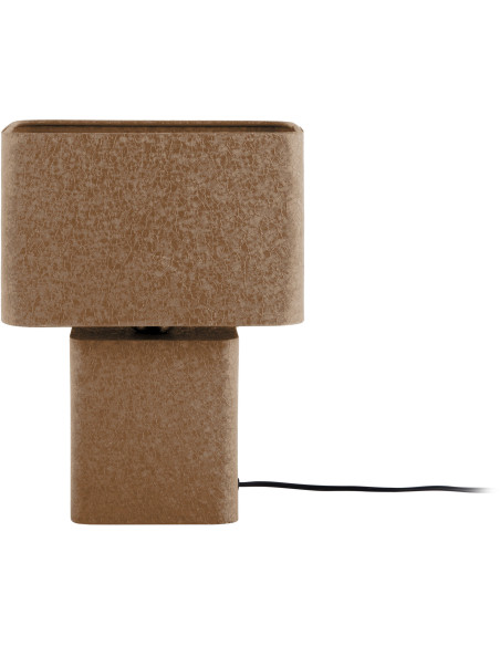 Lampe à poser métal marron 33 cm Boaz Recto