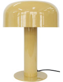 Lampe champignon métal jaune 42 cm Fornido