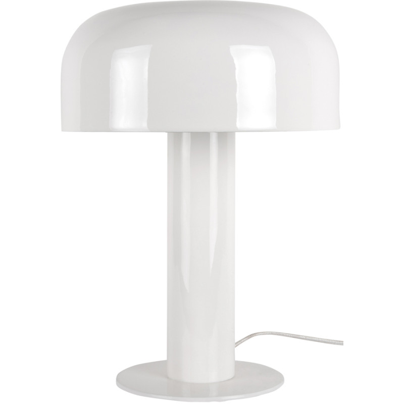 Lampe champignon blanche métal 42 cm...