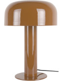 Lampe champignon marron métal 42 cm Fornido