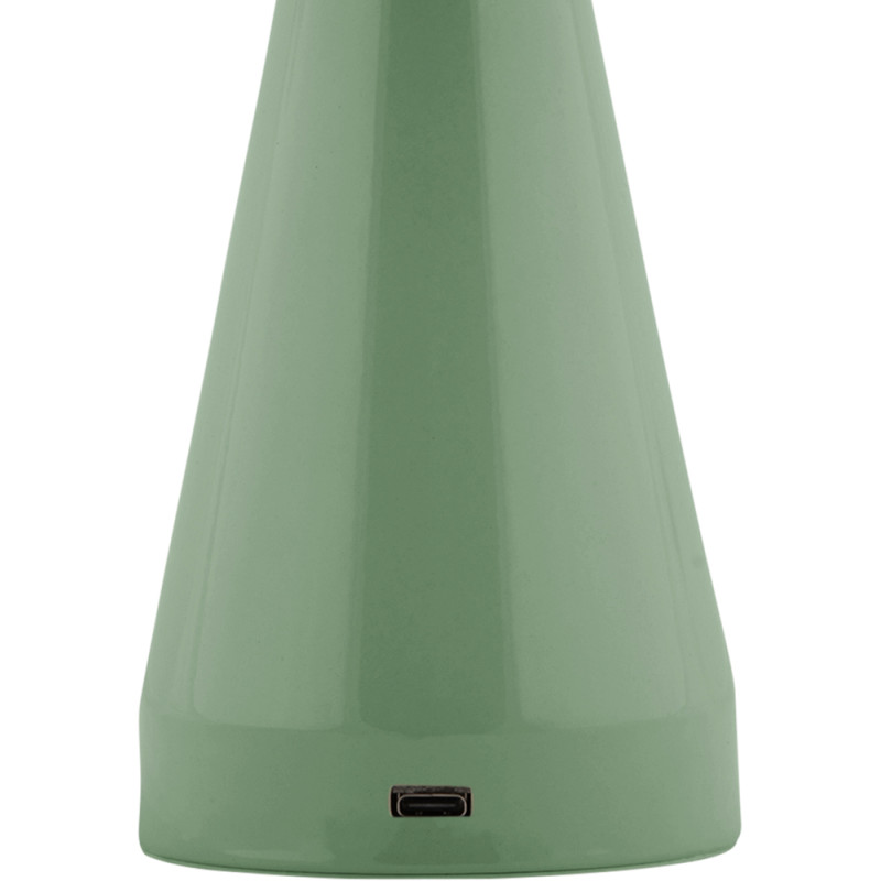 Lampe de table LED rechargeable vert...