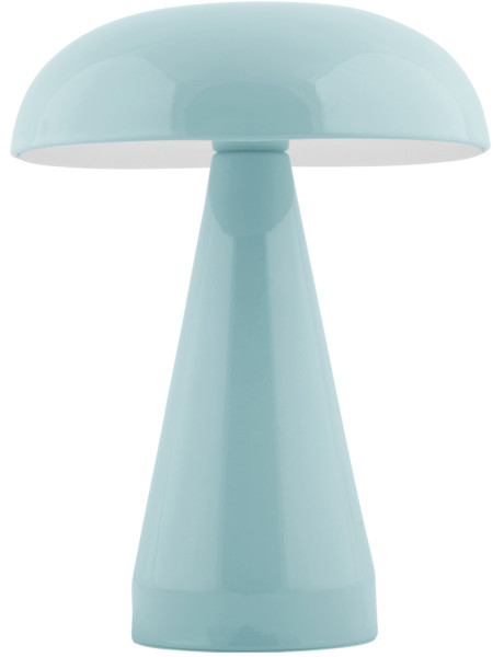 Lampe de table LED rechargeable bleu ciel 20,5 cm Rachel