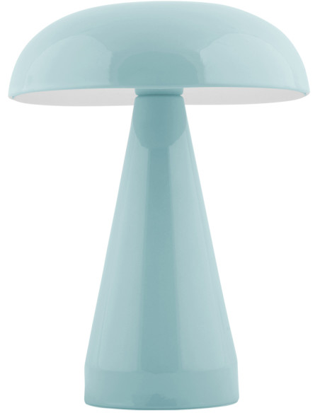 Lampe de table LED rechargeable bleu ciel 20,5 cm Rachel