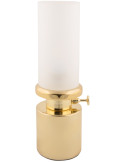 Lampe de table LED rechargeable dorée 29,5 cm Camp