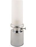 Lampe de table LED rechargeable chrome 29,5 cm Camp