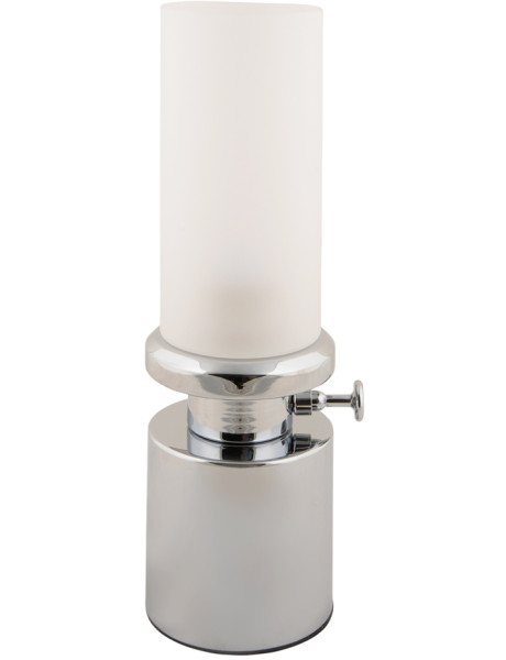 Lampe de table LED rechargeable chrome 29,5 cm Camp