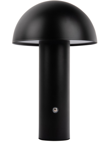 Lampe de table LED rechargeable fer noir mat 24,5 cm Fuego