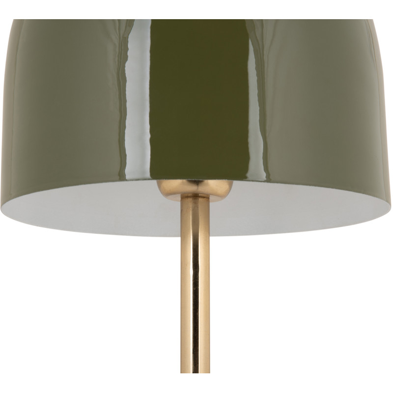 Lampe à poser vert olive marbre et...