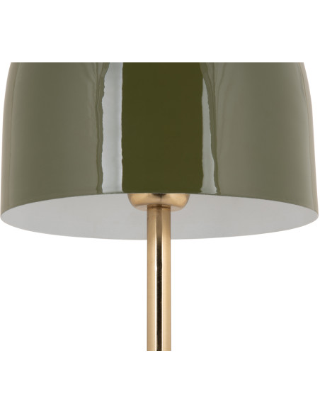 Lampe à poser vert olive marbre et doré 50 cm Manta