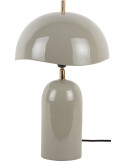 Lampe à poser champignon gris taupe 41 cm Querido