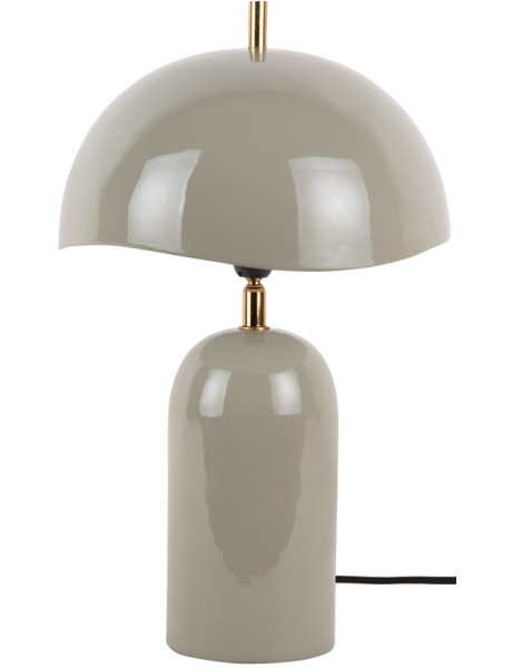 Lampe à poser champignon gris taupe 41 cm Querido