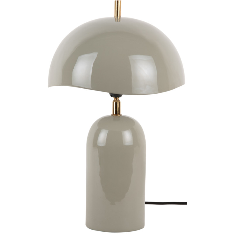Lampe à poser champignon gris taupe...