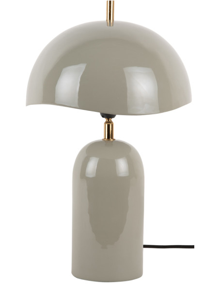Lampe à poser champignon gris taupe 41 cm Querido