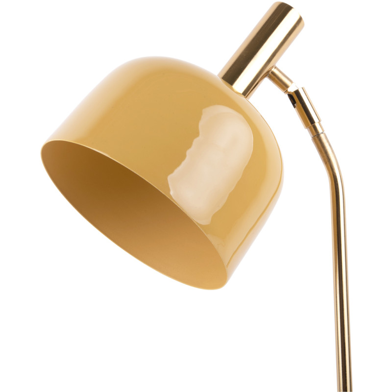 Lampe de bureau métal jaune miel 56...
