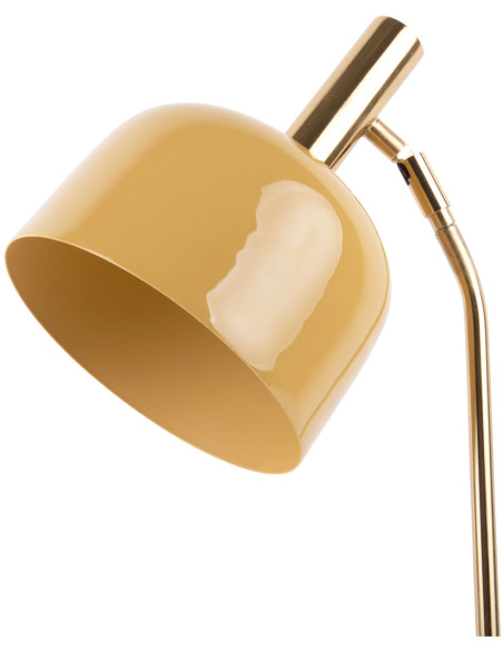 Lampe de bureau métal jaune miel 56 cm Smart