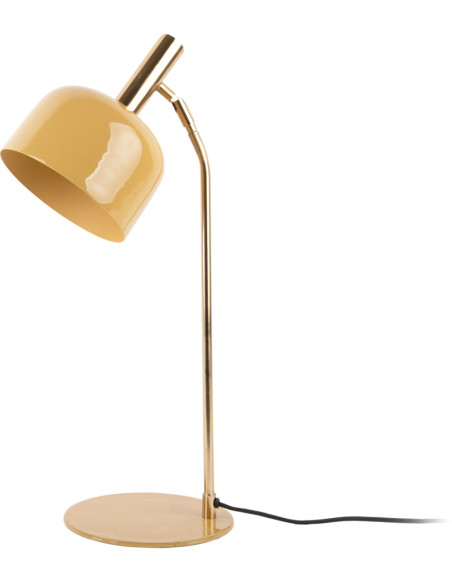 Lampe de bureau métal jaune miel 56 cm Smart