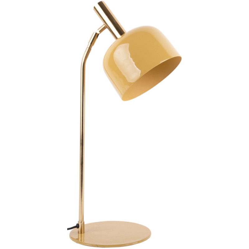 Lampe de bureau métal jaune miel 56...