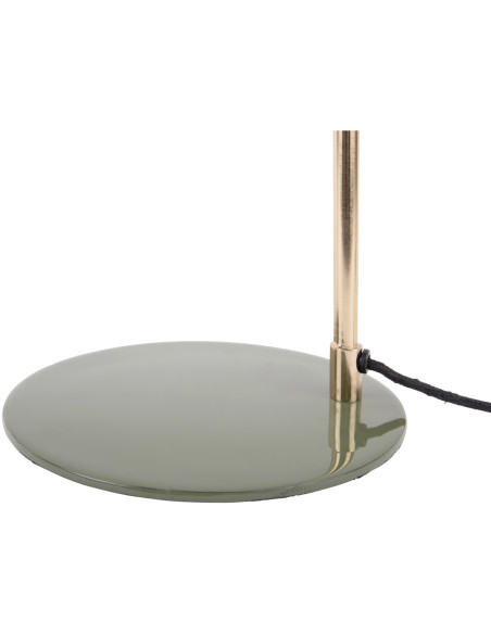 Lampe de bureau métal vert olive et doré 56 cm Smart