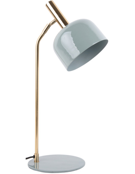 Lampe de bureau métal bleu brume 56 cm Smart