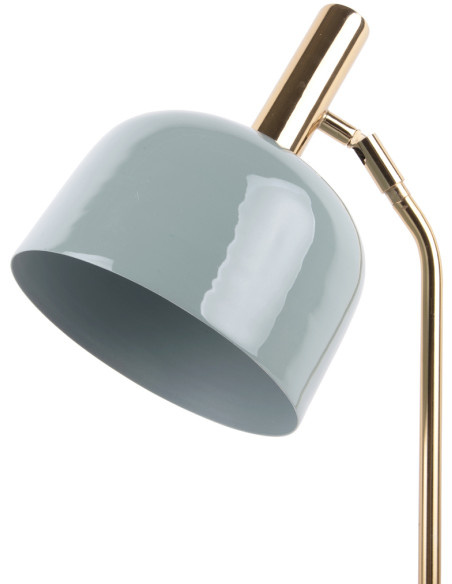 Lampe de bureau métal bleu brume 56 cm Smart