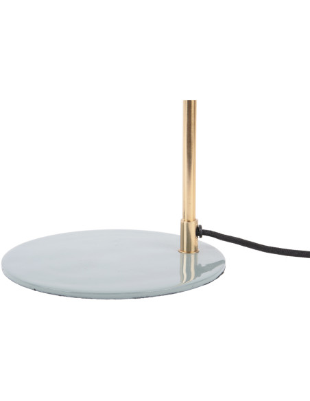 Lampe de bureau métal bleu brume 56 cm Smart