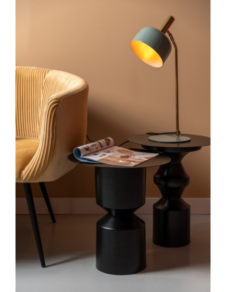 Lampe de bureau métal bleu brume 56 cm Smart