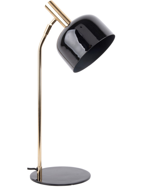 Lampe de bureau métal noir et doré 56 cm Smart