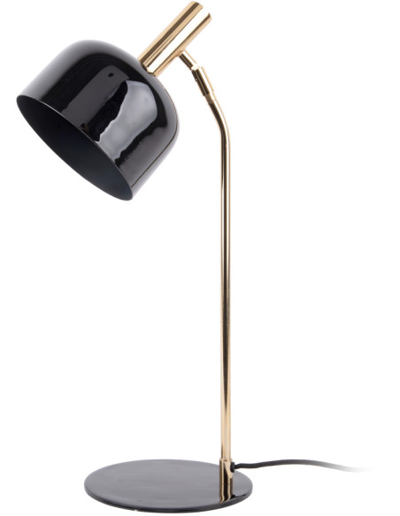 Lampe de bureau métal noir et doré 56 cm Smart