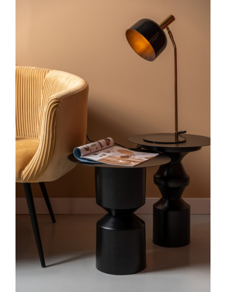 Lampe de bureau métal noir et doré 56 cm Smart