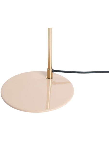 Lampe de bureau métal beige rosé 56 cm Smart