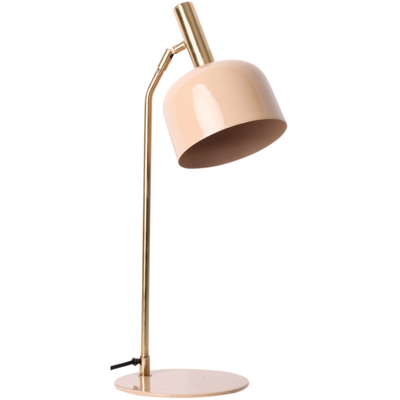 Lampe de bureau métal beige rosé 56...