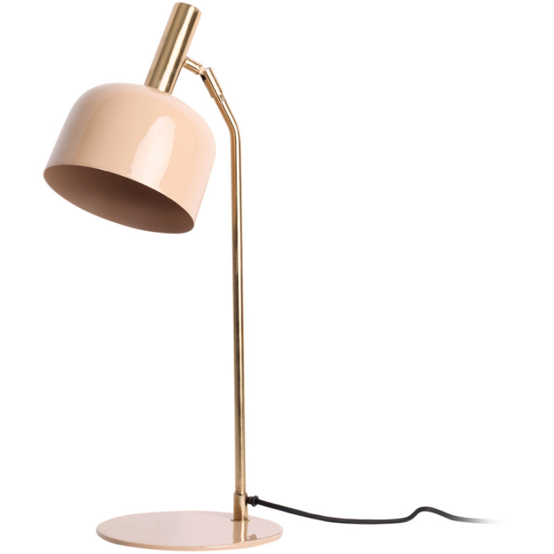 Lampe de bureau métal beige rosé 56...
