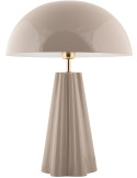 Lampe à poser champignon métal grège 55 cm Amplio XL