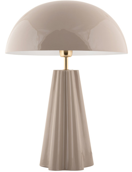 Lampe à poser champignon métal grège 55 cm Amplio XL