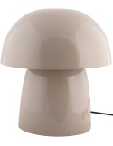 Lampe à poser champignon métal gris chaud 30x30x34 cm Masivo Seta