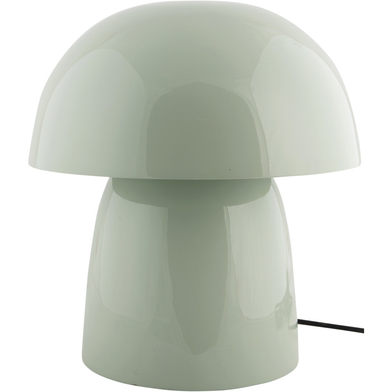 Lampe à poser champignon métal vert...