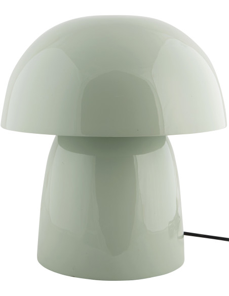 Lampe à poser champignon métal vert céladon 30x30x34 cm Masivo Seta