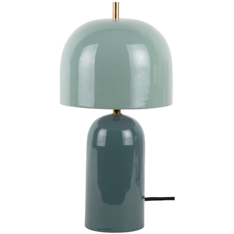 Lampe à poser champignon métal bleu...