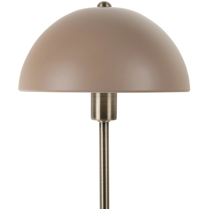 Lampe champignon marron taupe métal...